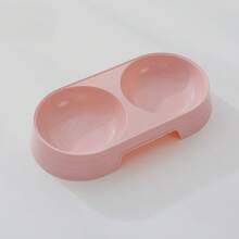 Comedero doble popular tipo macaron para mascotas, tazón de agua para gatos, comedero para perros, suministros para mascotas