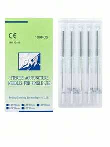 100pcs SHENLONG With Tube Body Needle Acupuncture - Multicolor - View 1