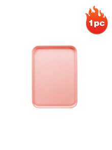 Plateau d'art en plastique. Plateau-repas coloré de restauration rapide. Articles faits à la main. Boîte de rangement. Convient pour un usage domestique, des projets quotidiens, la peinture, les perles (15 x 23 cm)