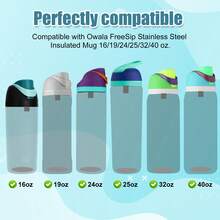 5 piezas Tapón para botellas de agua, junta de reemplazo de silicona para tapa de botella, accesorios a prueba de fugas, disponible en 5 colores