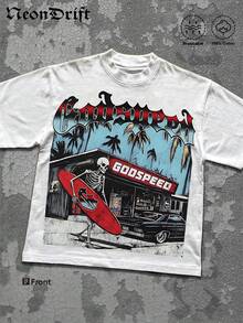 Women T-Shirts - 白色 - 查看 2