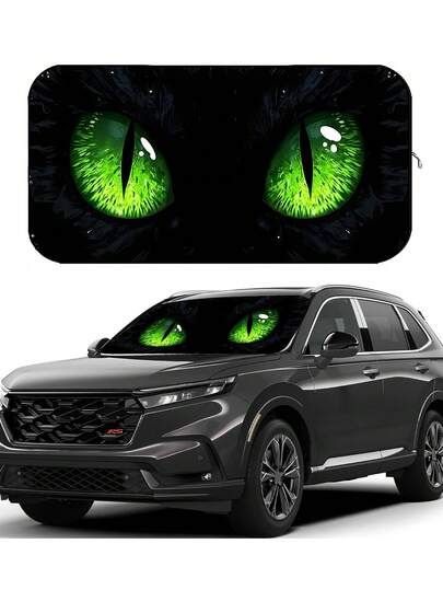 Faltbarer Auto-Windschutzscheiben-Sonnenschutz, ultimativer UV-Schutz für Autoinneres, passend für Windschutzscheiben von Autos, SUVs, Trucks