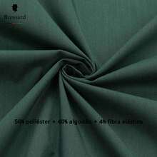 Men's Slim Fit Dress Shirt - Premium Breathable Fabric For Brazil's Climate | Anti-Wrinkle And Anti-Wrinkle | Elegant Collar In High-Quality Fabric | Soft And Comfortable Touch | Machine Washable - Ideal For Work And Events - màu xanh lá - Xem 5