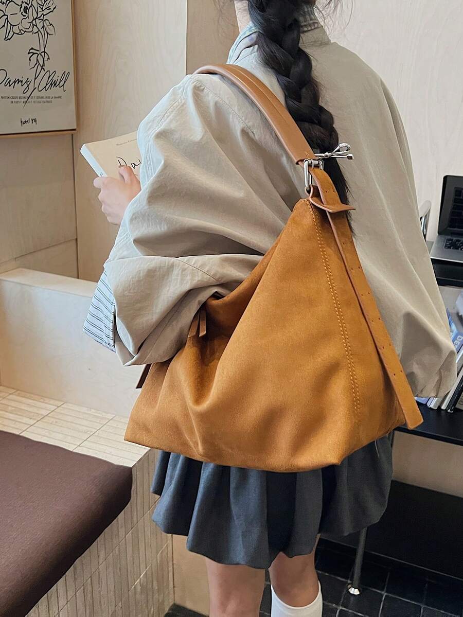 Bolso cruzado de moda para mujer, nuevo bolso de hombro de alta gama - Marrón - Ver 1