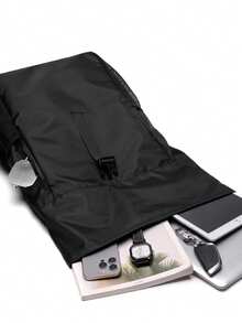 15,6 Zoll leichter einfarbiger Rollrucksack, modische Business-Laptoptasche, Rucksack mit großem Fassungsvermögen für Pendler, geeignet für Arbeit und Reisen