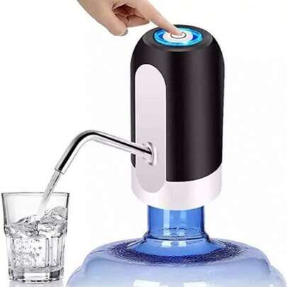Bomba Elétrica Universal com Carregamento USB para Galão Garrafão de Água