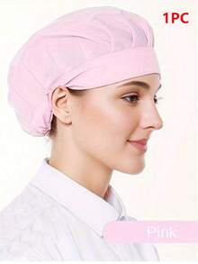 2/1pc Adjustable Elastic Chef Hat, Unisex Cooking Cap, Oil-Proof Work Hat, Dust-Proof Hair Cover, Suitable For Restaurant, Factory, Kitchen, Cooking, Hair Protection, Workshop, Food Service, Mother's Day Gift - Multicolor - View 14