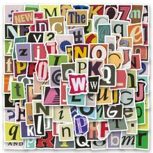 200 张复古英文字母贴纸美观乙烯基贴纸贴花剪贴簿、日记本、笔记本电脑、保险杠、滑板、水瓶、电脑、电话 - 彩色 - 查看 12