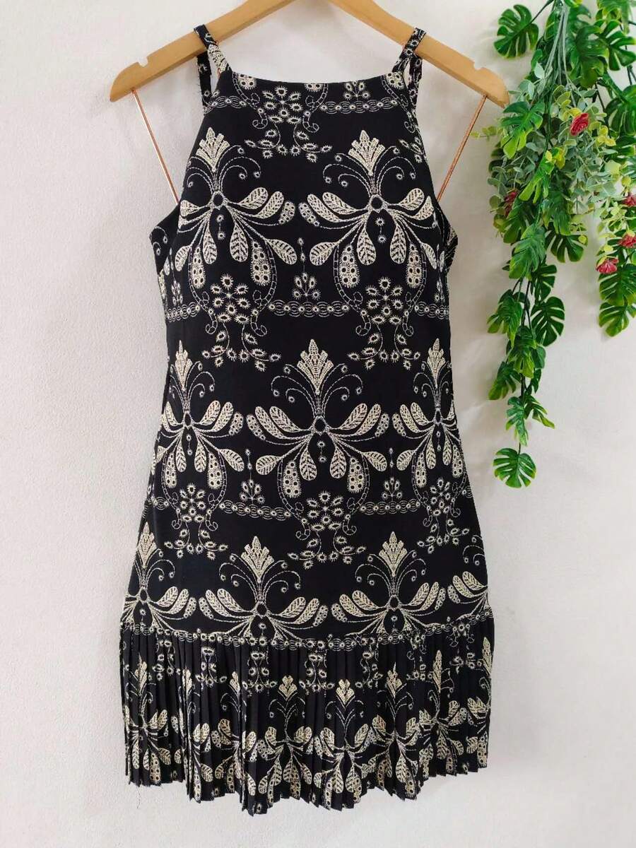 Women's Dress - blanco negro - Ver 1