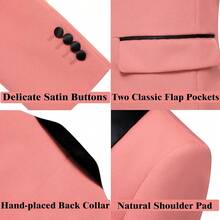 Barry.Wang Blazer For Men Paisley Sport Coat Lightweight Suit Jacket Regular Tuxedo Flower Mardi Gras Carnival Gift