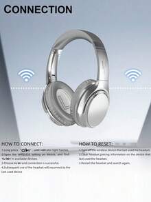 Auriculares Vintage De Metal - gris-plata - Ver 6