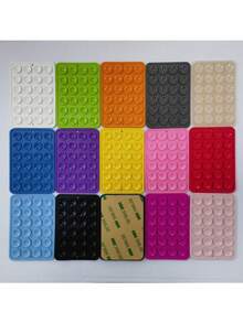 1 Stück Silikon Saugnapf Handyhalter, wasserdicht und klebrig an der Unterseite, kompatibel mit iPhone und Android, multifunktionaler Fingergriff, Farben Schwarz/Weiß/Lila/Orange; Weiß und Rosa-Weiß sind kompatibel mit iPhone, Android-Handys, Geburtstagsgeschenke, Familie und Freunde. Handyhalterungen und Handyzubehör sind kompatibel mit iPhone, Android-Handys, Geburtstagsgeschenke, Familie und Freunde