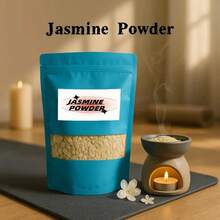 38g/102g Polvo de jazmín puro - Conos de incienso DIY, purificador de aire, yoga y meditación, hecho a mano, sin plumas, esenciales para la meditación | Ambiente pacífico | Polvo artesanal, perfecto para Eid, celebraciones festivas