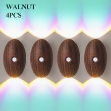 LED Smart Sensor Neon Wall Lamp, Indoor Motion Sensor Wall Lamp, Wireless LED Wall Light, Battery-Powered Night Light, Adhesive Design, Rotatable, Portable, Easy To Install, Adjustable Color Temperature And Brightness, Suitable For Hallways, Bathrooms, Bedrooms, Kitchens, Cabinets, Stairs, Entrances, Bedside, Tables, Closets, Home Decoration, Living Room Decor, Motion Sensor Light, Bedside Lamp, LED Light, Cordless Light - Multicolor - View 21