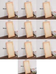 5 Paneles de lienzo de madera de 5 tamaños, 10 piezas en total, para pintura y manualidades - Tableros de arte de madera en blanco lisos para proyectos DIY, pintura de aceite y acrílico, pirografía y dibujo - Paneles con armazón duradero para artistas, principiantes y decoración del hogar creativa, 30*15cm/12*12cm/20*20cm/40*30cm/25*25cm 5 tamaños