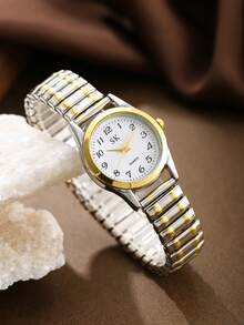 6 件女士百搭优雅腕表套装，圣诞节、生日、周年纪念礼物 - 彩色 - 查看 8