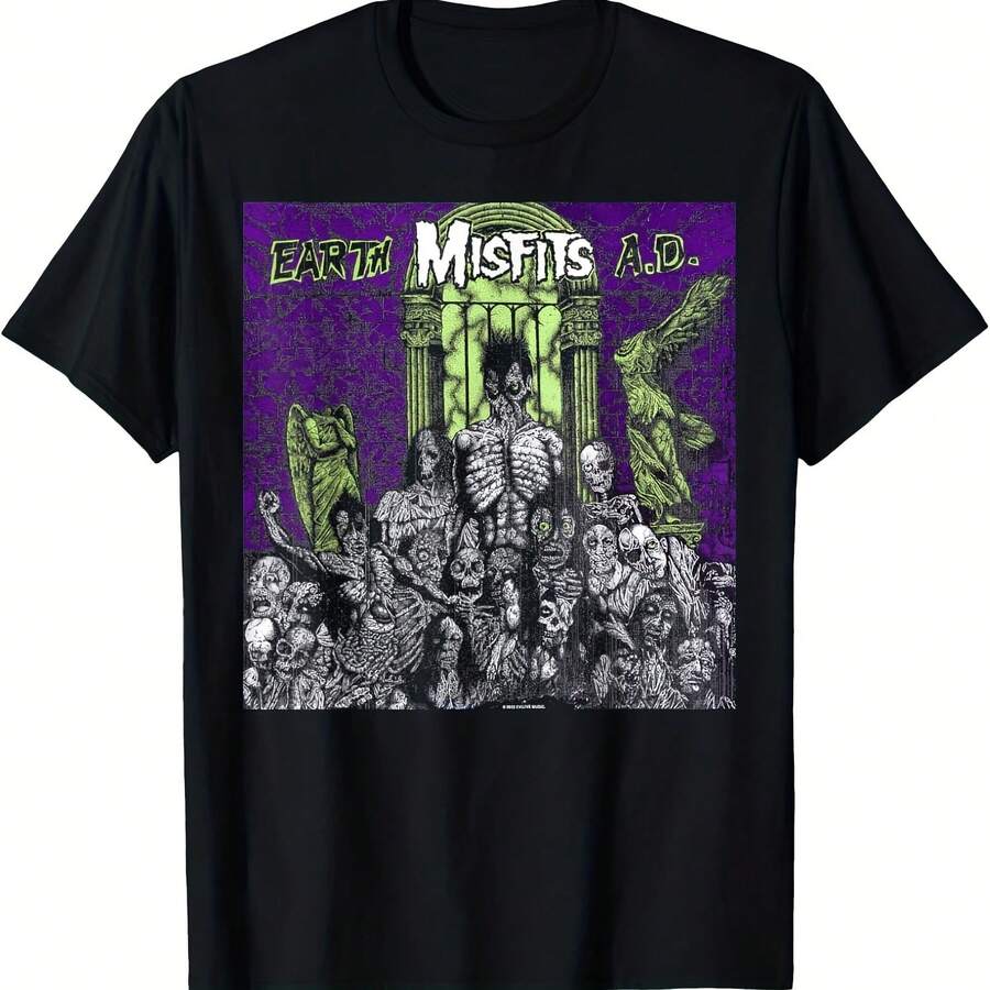 Misfits – Earth AD T-Shirt - Black 04 - View 1