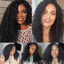 MENALUE Easter Gift Burmese Curly Human Hair Bundles 14 16 18 20Inch Curly Bundles Unprocessed Burmese Raw Hair Extension Real Human Hair Natural Color New Year Extensions Music  Wedding Festival Virgin Hair Kinky Bundles Water Human Hair Bundles For Women,De Cabello Humano Free  Human Hair Extensions Suitable For Natural Hair Colors Of Women ,Peluca De Cabello Humano,Human Hair,Wigs Human Hair,Wig,Christmas,Stocking Stuffers,Christmas Gifts,Hair, Maquillaje,Christmas Decrotions Gifts For Women,Gifts,Hair Stuff,Hair Accerssories,Suitable For Parties, Daily Use, Schools, Birthday Banquets And Other Occasions.Body Wave Yaki Straight Ocean Wavehuman Hair Wig Kpop Demon Hunters 9am Hair Store Human Hair Bob Wig Human Hair Human Hair Weft Real Hair Extensions Clip In Hair Weft Keratin Bond Hair Weft Seamless Hair Weft Christmas Hair Holiday Hair Extensions Festive Hair Pieces Christmas Glitter Hair Xmas Hair AccessoriesHuman Hair Weft - Crimson Red Bouncy Wave.Your 2026 Beauty Glow-Up Awaits. - Natural Black - 查看 9