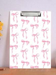 Personalized Teacher'S Gifts, Bow Pattern Folder,A4 Size(31.5cm*22.5cm),Teacher Clipboard,Teacher Graduation Gift, Back To School,School Supplies,Teachers Day Gift,Back To School Gift, Perfect Gift For Teachers,Cute Hanging Writing Board, Office Supplies, Clipboard,Suitable For Teacher Appreciation Gifts During The Back To School Season, Teacher'S Day, And The End Of The Semester, Practical And Commemorative Stationery