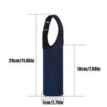 1pc Plain Portable Neoprene Water Bottle/Cup Sleeve, Minimalist Design For Camping, Travel, Back To School - Multicolor - View 11