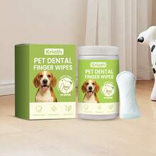 Pet Dental Cleaning Wipes, Gentle Teeth Care Finger Wipes For Cats And Dogs - Multicolor - View 10