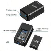 1/2/3pcs GF-07 GPS Car Tracker Real-Time Tracking Vehicle Anti-Theft Pet Locator SIM Message Positioner (No SIM Card), Vehicle Security, Compact Design, Durable Construction, GPS Device, Pet Owners - Black - View 6