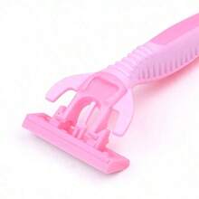 2 Handles + 36 Blades/Pink, Women's Universal, Manual 6-Layer Shaver, Stainless Steel Blades, Safe Anti-Scratch, Suitable For Home Grooming & Beauty Tools - Color Mixing - View 11