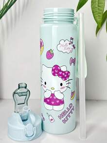 Sanrio 1pc Cute Kuromi, Melody, Cinnamon Dog Cartoon Design Plastic Water Cup, Coffee Cup, Tea Cup, Car Cup, Suitable For Daily Commute, Travel, Perfect Gift For Him, Also Ideal For Holiday Parties, Christmas, Ramadan, Easter, School Children - Multicolor - View 10