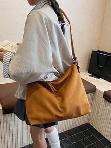 Bolso cruzado de moda para mujer, nuevo bolso de hombro de alta gama - Marrón - Ver 6