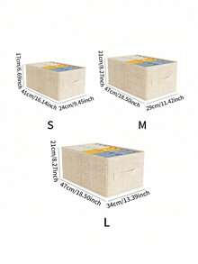 1/2pcs Grey Fabric Foldable Bra & Underwear Storage Box, Washable Closet Organizer - Grey - View 4