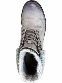 Women's Hiking Style Boot - Duena - Lt Grey/Burnished/Fab/Fleece - View 4