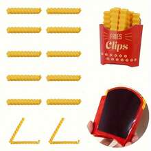 12-Pack Magnetic Food Clips - Adorable Chip Bag Sealers For Kitchen Pantry Organization, Keep Snacks Fresh With Fridge Storage
