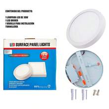 Lampara LED De Techo De 18W Con Luz Blanca - Blanco - Ver 2