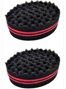 Magic Twist Hair Sponge, Barber Hair Brush Sponge, Styling Tool For Afro Curl, Coils, Dreadlocks - Multicolor - View 16