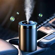Smart Car Air Freshener Diffuser With Starry Sky Projection & 50/150ml Perfume, 5 Modes Adjustable Rechargeable Car Diffuser, Auto On/Off Smart, Cologne - 1 máy khuếch tán hương thơm + 3 chai - Xem 3