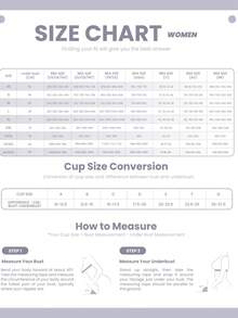 4 件可调节肩带吊带背心，带胸垫，无钢圈露背文胸
