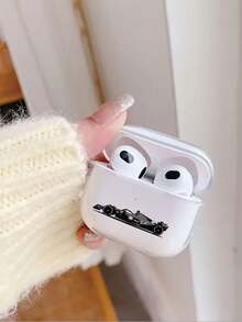 Black High-End Racing Car Earphone Case Compatible With IPhone - Suitable For Airpods 1/2, Protective Case & Compatible With Airpods 3/Pro/Pro2 - Perfect Gift For Boyfriend/Girlfriend