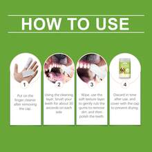 Pet Dental Cleaning Wipes, Gentle Teeth Care Finger Wipes For Cats And Dogs - Multicolor - View 4