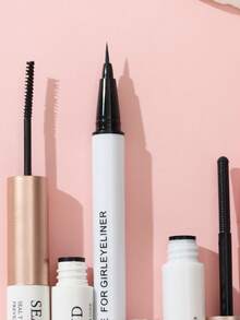 Eyelash Extension Kit - Glue + Eyeliner + Makeup Remover Oil + Tweezers, Gentle, Quick-Drying, Suitable For Daily Makeup Or Outings - White - View 6