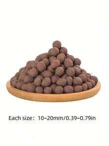 1000g/500g/100g Premium Expanded Clay Pebbles, Leca Clay Pebbles For Plants,Ceramsite Soil,Leca Balls For Indoor Plants,Clay Balls For Plants,Leca Balls, Clay Pebbles For Plants Hydroponic,Flower Pot Ceramsite Breathable Material Ceramsite Stone