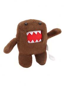 21厘米/8.26英寸 Kawaii Domo Kun 毛绒玩具柔软棕色填充动物玩具，俏皮设计，适合收藏家、动物玩具装饰、儿童生日派对、家居女孩房间装饰、游戏收藏家的创意礼物 - 棕色 - 查看 5