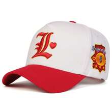 1Piece Men Letter L Love Heart Embroidered Patchwork Baseball Cap Outdoor Adjustable Sunscreen Leisure Hat Spring Autumn Travel Tourism Beach Vacation - Nhiều màu - Xem 10