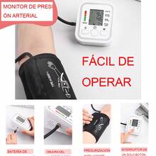 Digital Blood Pressure Monitor, Blood Pressure Monitor, Atrial Pulse, Health Protection, Three-Piece Set, Precision Pressure Measurement, Blood Pressure Measurement - White - View 5