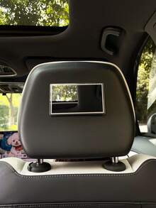 Stainless Steel Car Sun Visor Makeup Mirror, Car Interior Decorative Mirror, Car Vanity Mirror