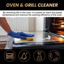 Kitchen Grease Cleaner Increases Oven Efficiency By Removing Dirt From The Oven, Making It Easier To Reach Preset Temperatures