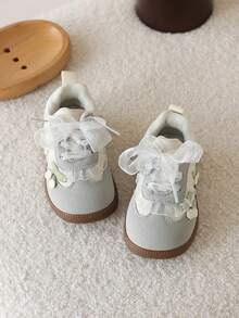 1 Paio di Scarpe Morbide Antiscivolo per Bambine Primavera/Estate, Scarpe per Neonati Stile Coreano Versatili