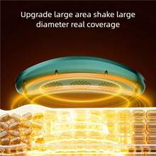 OBOVAY 1pc Electric Waist Massager, Waist Exercise, Abdominal Fitness Equipment And Exercise Device, Portable, Abdominal Fitness Training, Arms, Hips And Legs Full Body Exercise, Legs And Abdomen Waist Cervical Spine Massager, Gifts For Women And Men,800mAh - Multicolor - View 4