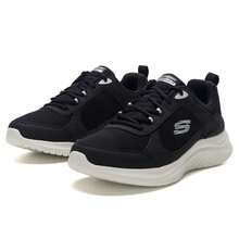 Skechers FLECTION 3.0 男士系带休闲运动鞋，减震跑步鞋，适合慢跑、旅行、日常休闲户外穿着，8790357 - 黑色 - 查看 6