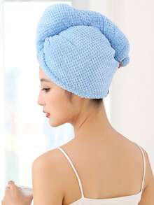 1/3 件超柔软超细纤维干发巾，搭配干发帽和珊瑚绒毛巾，超强吸水，柔软舒适，防止头发干燥和毛躁，适用于家庭、浴室、旅行、健身房、沙龙、酒店等场所，是护肤和干发的必备干发巾。 - 多色(均碼) - 查看 15