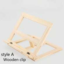 Look Bookshelf Wooden Reading Bookshelf Children's Reading Stand Notebook Stand Reading Anti-Myopia Bookshelf - 彩色 - 查看 9